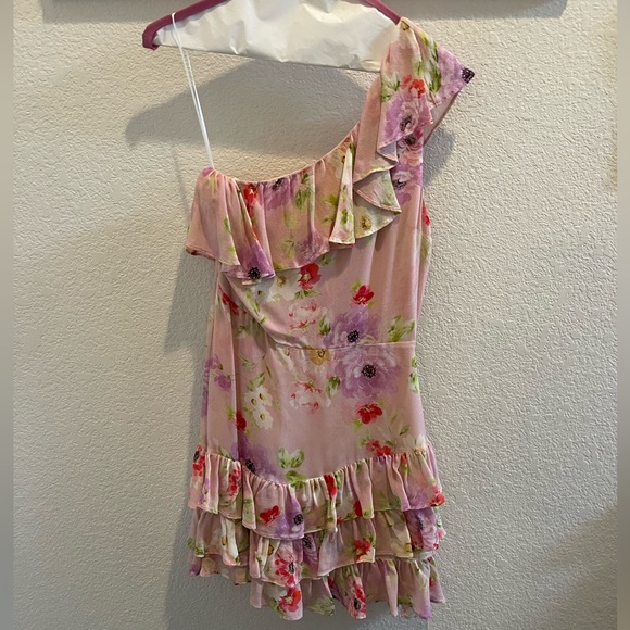 Skylar Mini Dress in Miami Magic Blush - Picture 6 of 7